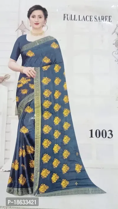 Stylish Women Cotton Silk Saree with Blouse piece-thumb0