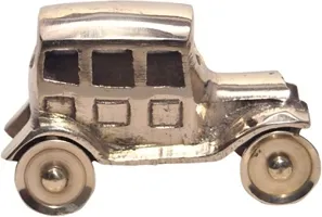 Small Brass Jeep Replica for Display - Vintage-Inspired Brass car Figurine Kids Toy - Luxurious Brass Miniature Home deacute;cor Collectibles - Table top Decor-thumb1