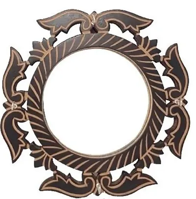 Decorative Hand Crafted Wooden Mirror Frame