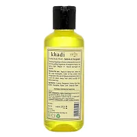 Khadi Swati Herbal Lemon  Bergamot Bodywash - 210 ML-thumb2