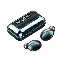 BTH F9 Pro Earbuds Upto 48 Hours Playtime with ASAP Charge Bluetooth Headset  (Black, True Wireless)-thumb1