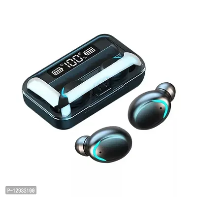 BTH F9 Pro Earbuds Upto 48 Hours Playtime with ASAP Charge Bluetooth Headset  (Black, True Wireless)-thumb2