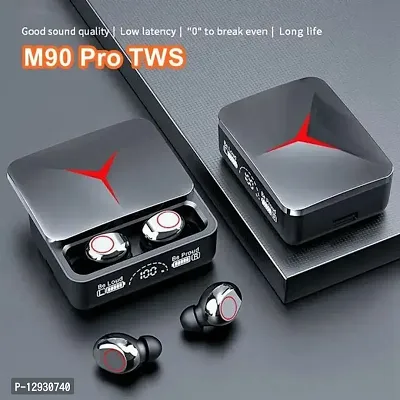 M90 TWS Bluetooth 5.0 Wireless Earbuds Touch Waterproof IP7X LED Digital-thumb2