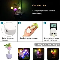 Mushroom Shape Colour Changing LED Night Light Lamp, with on-Off Switch Button (Pack off 3) (Design may be slightly different)-thumb4