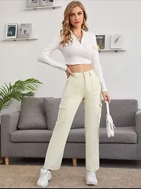 Stylish Denim Solid Jeans for Women-thumb1