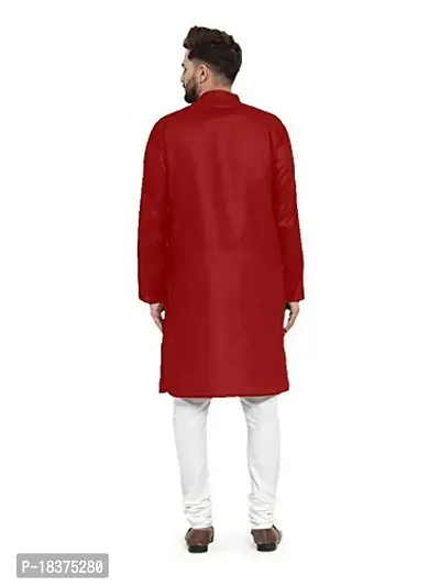 Kirtida Designer Men's Cotton Blend Regular Kurta-thumb2