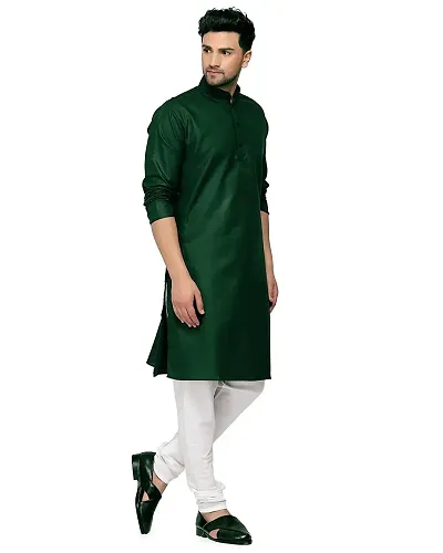 Enmozz? Plain Men's Ethnic Simple Kurta Only