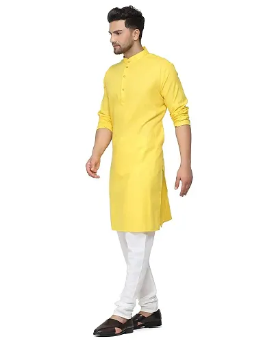 Enmozz? Plain Men's Ethnic Simple Kurta Only