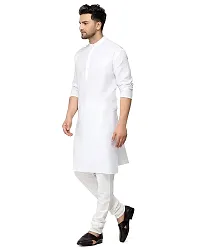 Men Cotton Blend Kurta With Pyjama Set-thumb1