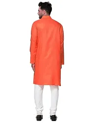 Enmozz? Multi Colored Cotton Plain Men's Ethnic Kurta Only-thumb1