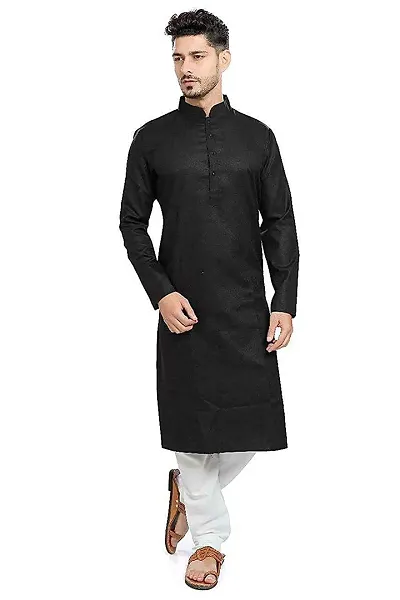 Kirtida Designer EMLOVZ? Men's Blend Kurta with Pyjama (Traditional Outfit) (17 Colours)