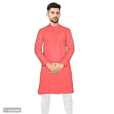 Kirtida Designer EMLOVZ? Men's Cotton Blend Kurta with Pyjama (Traditional Outfit) (17 Colours)-thumb0