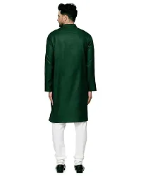 Enmozz? Multi Colored Cotton Plain Men's Ethnic Kurta Only-thumb1