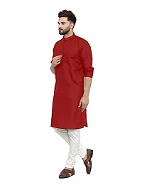 Kirtida Designer Men's Cotton Blend Regular Kurta-thumb2