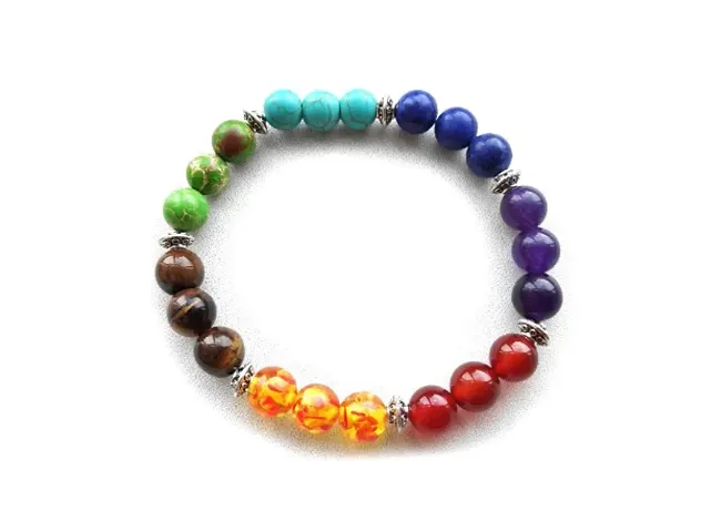 Unisex Adult High Quality Stone Beads Bracelet