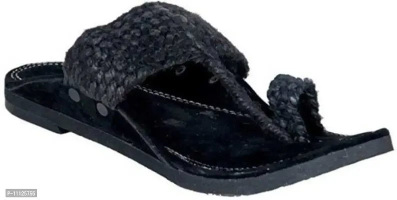 Comfort Hub Men Black Sandals-thumb0