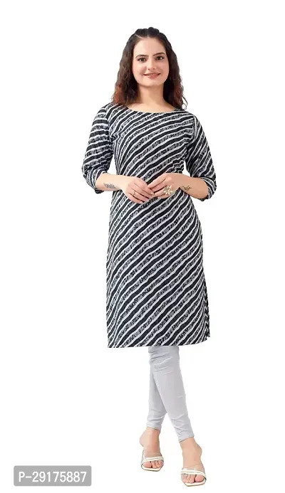 Stylish Crepe Stitched Kurta For Women