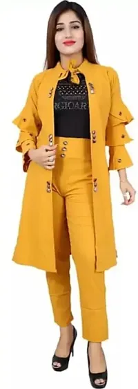 IMPORTED 3 PIECE SET REMOVABLE SHRUG -Co-Ord Set For Women
