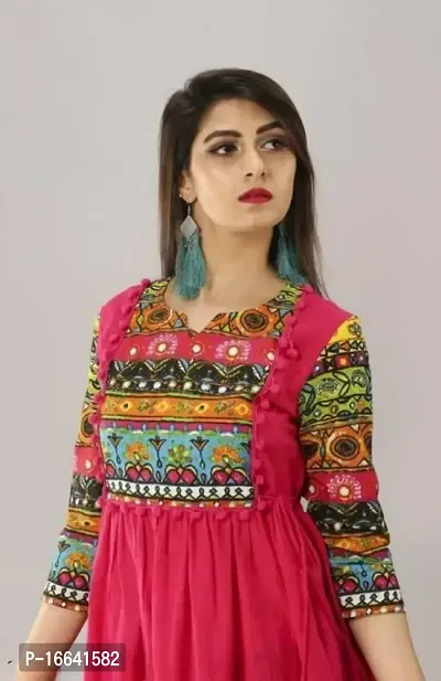 Beautiful Rayon Digital Printed Kurti For Women-thumb2