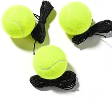 DecEra Self Traininng Tenis Ball  2PCS  Green  1 SET Cricket Tennis Ball Pack of 2 Green-thumb2