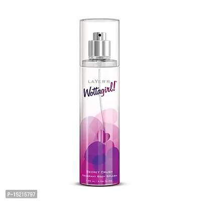 Layer'r Wottagirl Secret Crush Body Splash For Women, 135ml