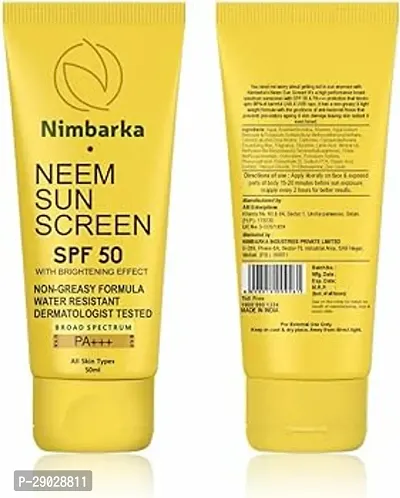 Nimbarka Sunscreen SPF 50 ,50ml