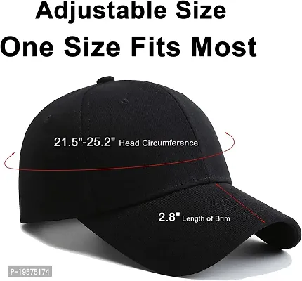HEAUTA 2 Packs Baseball Cap Golf Dad Hat for Men and Women (Red+Black)-thumb3