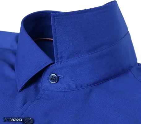 HEAUTA Men Long Sleeve Dress Shirt - Regular Fit Stretch Free-Wrinkle Button Down Shirt-thumb3
