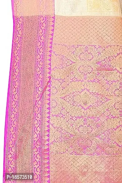 Stylish Organza silk Saree with Blouse piece For Women-thumb0