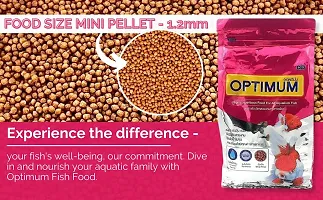 Optimum Highly Nutritious Fish Food for All Aquarium Fish (Mini Pellet) 1Kg-thumb1