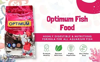 Optimum Highly Nutritious Fish Food for All Aquarium Fish (Mini Pellet) 1Kg-thumb2