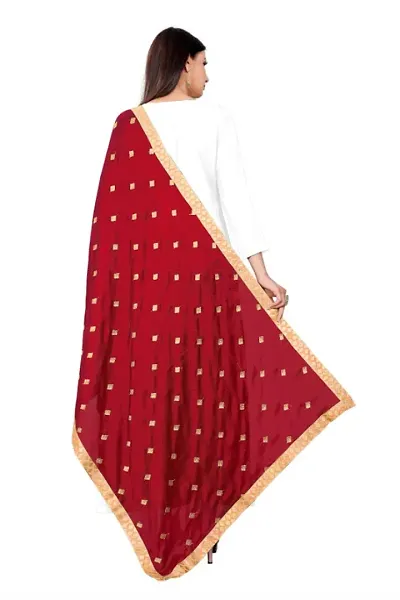 Fancy Chinnon Printed Dupatta For Women