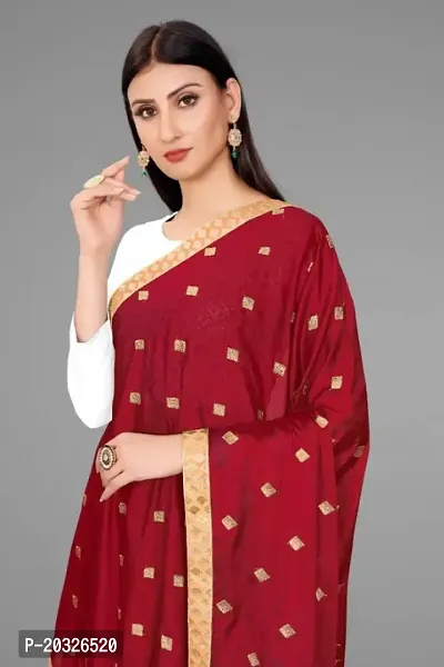 Red Lace Dupatta-thumb0