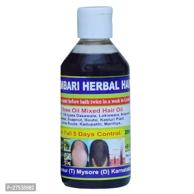 Adivasi Neelambari Adivasi Herbal Hair Oil Made By -100 Natural Herbs Hair Oil For Mens  Womens Hair Growth 250 ml-thumb2