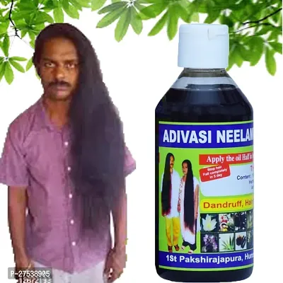 Adivasi Neelambari Adivasi herbal hair oil for hair growth, Hair Fall Control 250 ml-thumb0