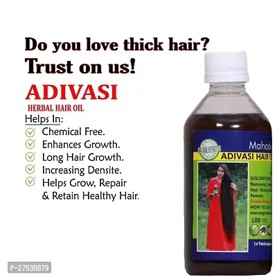 Adivasi Neelambari 100% Pure  Naturals Adivasi Jeeva Sanjivani Herbal Hair Oil Strengthening 250 ml-thumb4