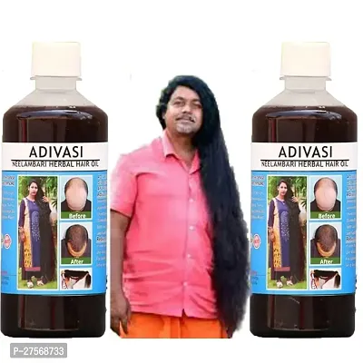 Adivasi Neelambari Adivasi Herbal Hair Oil For Hair Growth 250 Ml Pack Of 2-thumb0