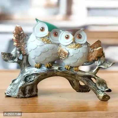 OWL Showpiece for Home Decor  Office Decor ,Resin ,Multicolor