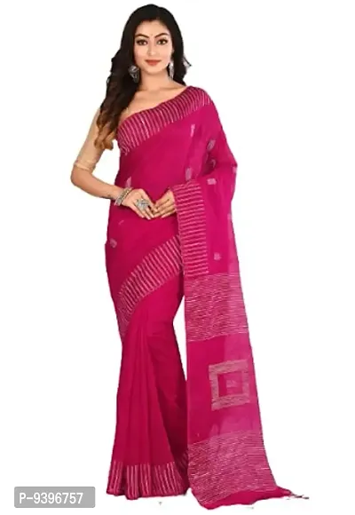 Sushrita Boutique Womens Traditional Prints Solid Khes Handloom Saree (KBS_1)