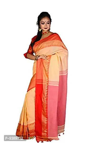 Sushrita Boutique Womens Striped Solid Woven Handloom Saree (Bhumri 146)-thumb2