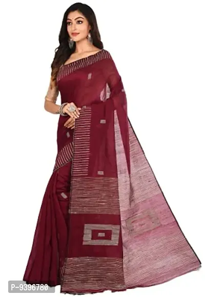 Sushrita Boutique Womens Traditional Prints Solid Khes Handloom Saree (KBS_4)-thumb3