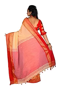 Sushrita Boutique Womens Striped Solid Woven Handloom Saree (Bhumri 146)-thumb2