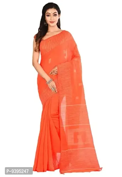 Sushrita Boutique Womens Traditional Prints Solid Khes Handloom Saree (KBS_2)-thumb3