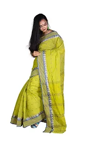 Sushrita Boutique Womens Traditional Prints Solid Tangail Handloom Saree (Kolka Par- 4)-thumb1