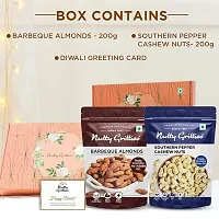 Nutty Gritties Signature Diwali Special Flavoured Dry Fruits Gift Box- 400 Grams-thumb1