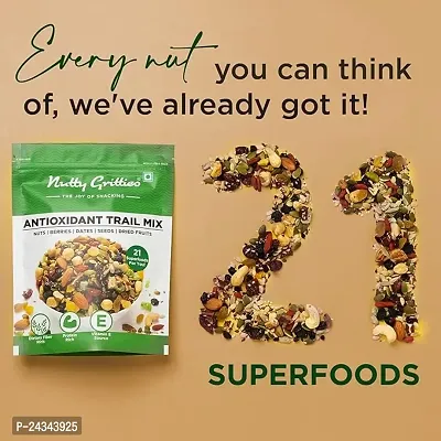 Nutty Gritties Antioxidant Trail Mix- 400 Grams, Pack Of 2-thumb2