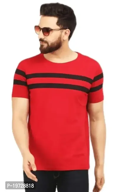 BET Branded Cotton Men's Tshirt (Small, RED)-thumb0