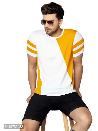 BET Branded Men's TEES (Small, CBC 1 White Yellow)-thumb3