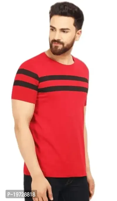 BET Branded Cotton Men's Tshirt (Small, RED)-thumb3