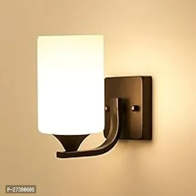 Wood Black Up And Down Wall Lights For Living Room, Wall Lamps For Bedroom Black One Shade-thumb0